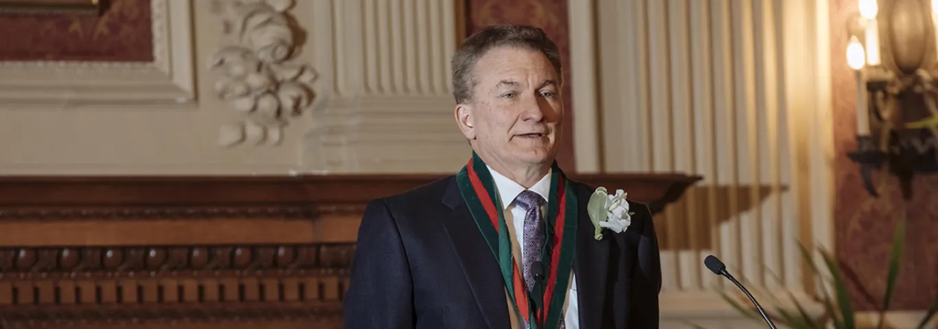 Wiens installed as the Robert S. Brookings Distinguished Professor