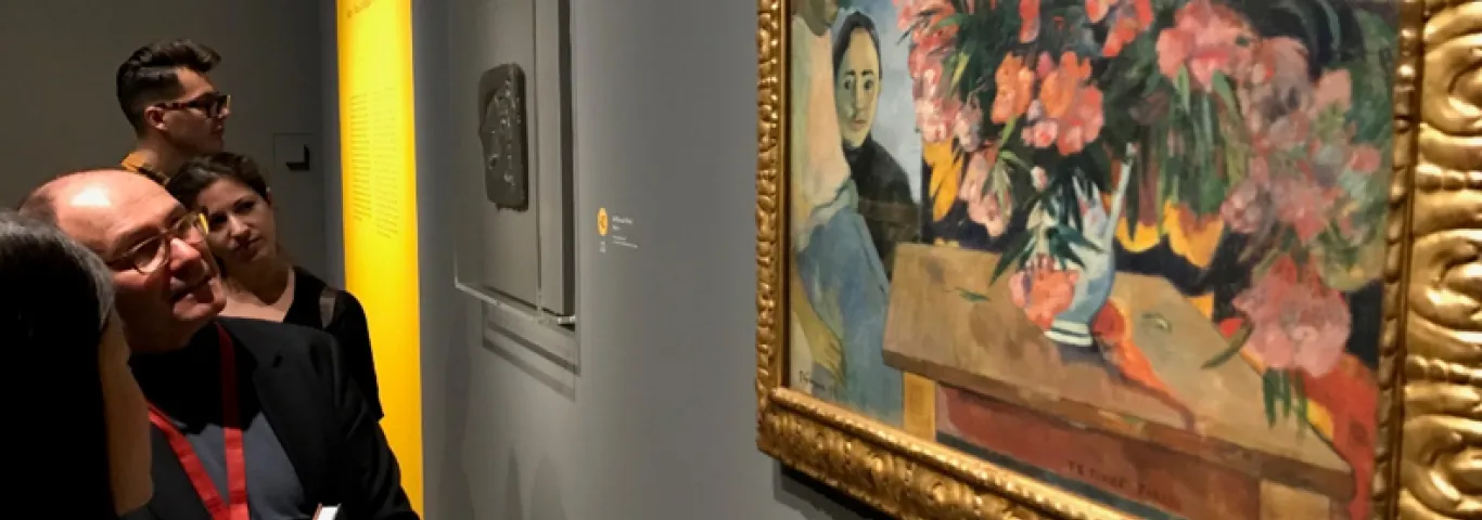 Art history and archaeology students explore Gauguin in London