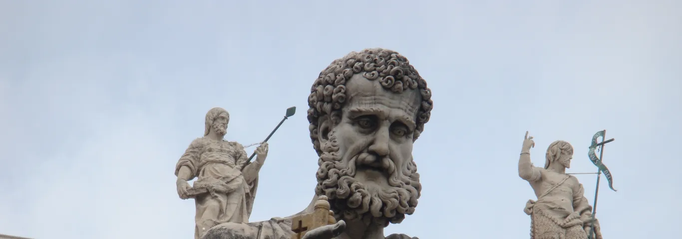 Saint Peter, according to Mark