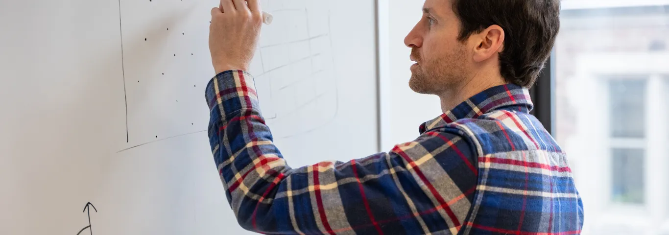 Returning to his roots: Joe Guinness, AB ’07, helps grow a new department