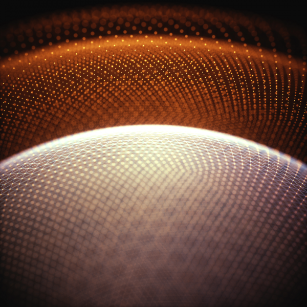 Sphere art created using computer