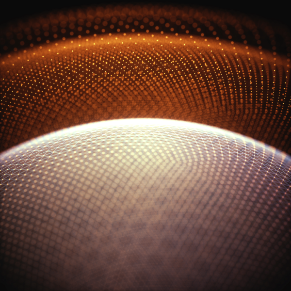 Sphere art created using computer