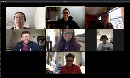 Henriksen Zoom lab meeting