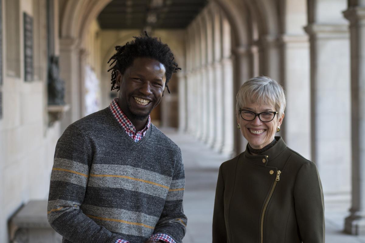 Baba Badji and Lynne Tatlock