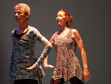 Mary-Jean Cowell and Cynthia Kahn perform