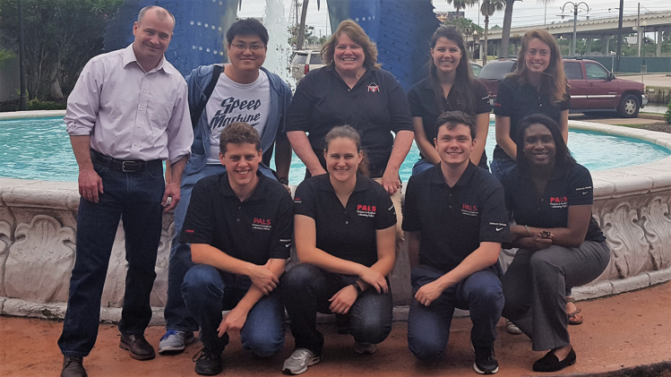 (Back row, l to r):  Brad King (EHS), Changwoo Kim (EECE), Donna Hall (EHS), Erin Gemmell (Chemistry), Clair Fortenberry (EECE).  (Front row, l to r): Clayton Kacica (EECE), Tabbetha Bohac (Chemistry), Dan Mulrow (Chemistry), Chanez Symister (Chemistry)