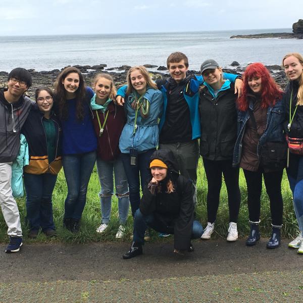 Image of students from Ireland FOCUS program.