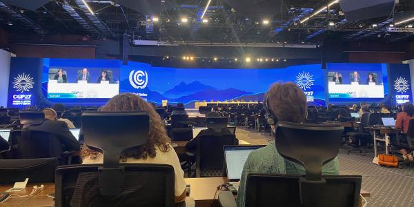 students at COP27