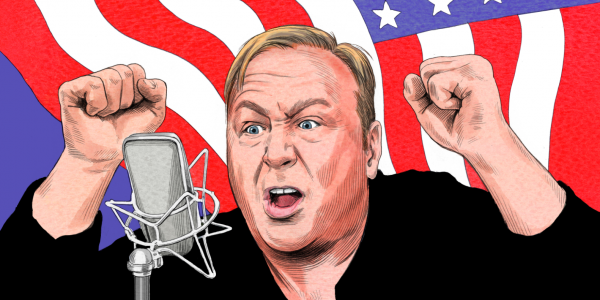 Radio host Alex Jones