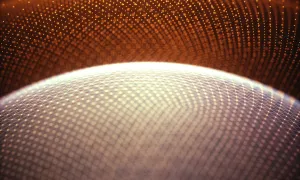 Sphere art created using computer